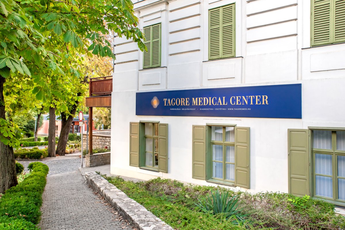 A Tagore Medical Center bejárata
